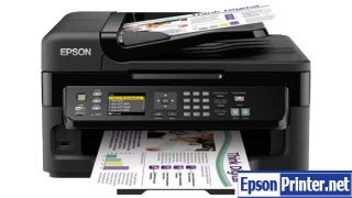 Resetting Epson WorkForce WF-2548 printer Waste Ink Counter