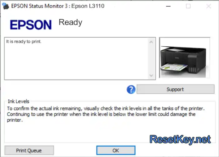 epson l3110 printer ready to print