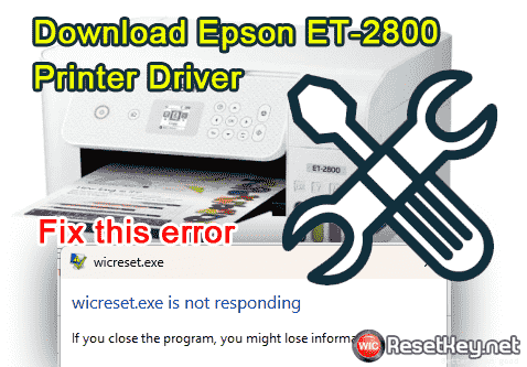 Download Epson ET-2800 driver Windows 11