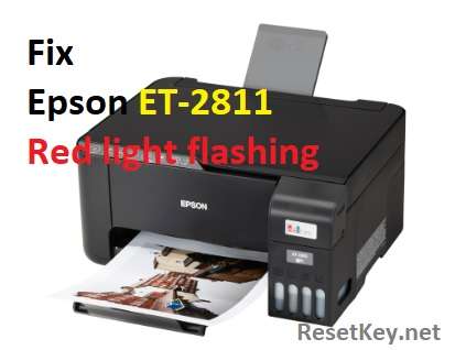 How to fix Epson ET-2811 red lights flashing