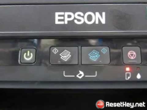Epson R295 printer waste ink pad counter overflow - end of service