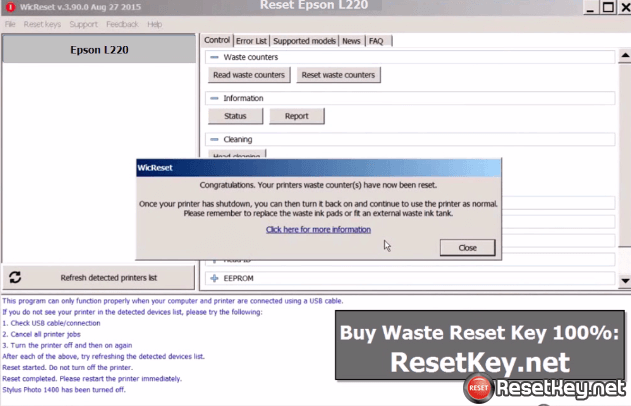 wic reset key generator