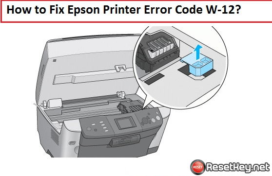 Fix Epson Printer Error Code W-12 – 2 Steps