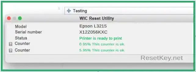 wic not overflow status epson l3215
